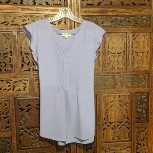 Modcloth Lavendar Tie Back Blouse